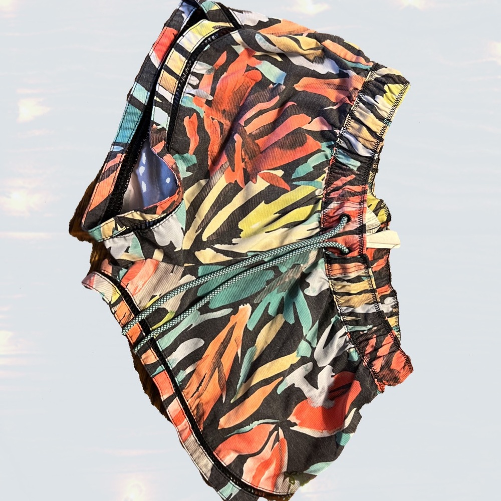 Prana Multicolor Patterned Shorts - image 1